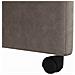 Sedie da Pranzo con Ruote 2 pcs Grigio 57 x 67 x 98 cm - Foto miniatura 9