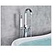 Rubinetto per vasca da bagno indipendente, Blackswan, tipo M19, modello cromato lucido, misura 110 cm - Foto miniatura 4