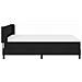 Letto a molle con materasso Nero 200 x 160 cm Poliestere - Foto miniatura 3