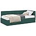 Struttura Letto Angolare con Materasso 2 pcs Verde Velluto - Foto miniatura 1