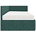 Struttura Letto Angolare con Materasso 2 pcs Verde Velluto - Foto miniatura 8