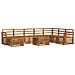 Set divani Naturale Legno di Acacia Massello - Foto miniatura 1