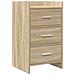 Comodini Rovere Sonoma 40 x 36 x 70 cm Legno ingegnerizzato - Foto miniatura 1