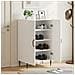 Mobile per scarpe HAARLEM 59,5 x 39,5 x 89,5 cm Bianco - Foto miniatura 2