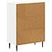 Mobile per scarpe HAARLEM 59,5 x 39,5 x 89,5 cm Bianco - Foto miniatura 6