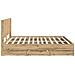 Struttura del letto con stoccaggio e testata Artisan Oak - Foto miniatura 4