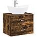 Set di mobili per il bagno Rovere Fumo Legno ingegnerizzato - Foto miniatura 1