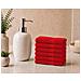 Set 6 Lavette 33x33 cm in Spugna di Cotone - TRUE RED / ROSSO - Foto miniatura 1
