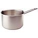 Casseruola Alta In Acciaio Inox Per Induzione Con Manico Tubolare Inox - Diametro Cm 16 - Altezza Cm 11-capacità Lt 2,2 - Foto miniatura 1