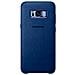 Alcantara Cover per Galaxy S8 Plus - Blu - Foto miniatura 3