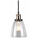 Portalampada Pendente 1mt E27 Elegant Stylish Ø140mm - Mod. vt-7140 Sku 3735 - Trasparente - Foto miniatura 1