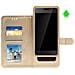 Custodia Smartphone Universale Portafoglio Oro Xl Supporto + Specchio - Foto miniatura 7