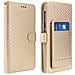 Custodia Smartphone Universale Portafoglio Oro Xl Supporto + Specchio - Foto miniatura 1