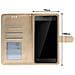 Custodia Smartphone Universale Portafoglio Oro Xl Supporto + Specchio - Foto miniatura 10