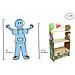 Libreria Scaffale Legno Cameretta Bambini Dinosaur Td-0069a - Foto miniatura 5