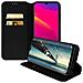Custodia Oppo A9 2020 / A5 2020 Portacarte Funzione Supporto Similpelle Nero - Foto miniatura 3