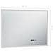 Specchio LED Bagno con Sensore Tattile Schermo Orario 100x60cm - Foto miniatura 7