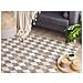 Tappeto In Pelle Beige E Marrone 160 X 230 Cm Seslice - Foto miniatura 3