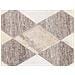 Tappeto In Pelle Beige E Marrone 160 X 230 Cm Seslice - Foto miniatura 6