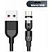 Adattatore Microusb Spina Aggiuntiva Per Cavo Usb Magnetico Connessione Magnetica - Foto miniatura 3