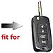 Custodia In Pelle Chiave Dellautomobile Per Jeep Renegade 2015 2016 2017 2018 4 Tasti Lancia Pieghevole Remoto Senza Chiave - Foto miniatura 1