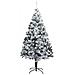 Albero di Natale Artificiale con Neve Fioccata Verde 180 cm PVC - Foto miniatura 3