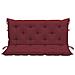 Cuscini per Panca 2 pz Rosso Vino 120x50x7 cm in Tessuto Oxford - Foto miniatura 2