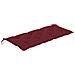 Cuscini per Panca 2 pz Rosso Vino 120x50x7 cm in Tessuto Oxford - Foto miniatura 3