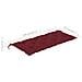 Cuscini per Panca 2 pz Rosso Vino 120x50x7 cm in Tessuto Oxford - Foto miniatura 6