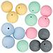 15 Perle Di Silicone Rotonde 15 Mm - Multicolore - Foto miniatura 1