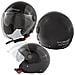 Jet Casco Scooter Moto Visiera Lunga Parasole Ece2205 Certificato Nero Xs - Foto miniatura 9