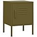 Comodini 2 Pz Verde Oliva 35x35x51 Cm In Acciaio - Foto miniatura 2