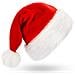 Cappello Da Babbo Natale Taglia Adulto Rosso One Size - Foto miniatura 1
