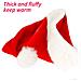 Cappello Da Babbo Natale Taglia Adulto Rosso One Size - Foto miniatura 5