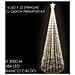 Albero Di Natale 450085 Cono 3844 Led Con Giochi Luce B - Foto miniatura 1