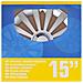 Copricerchi Meridian Argento 15"" 4 Pz - Foto miniatura 3
