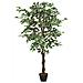 Albero Di Ficus Artificiale 378 Foglie 80 Cm Verde - Foto miniatura 2