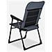 8421228218862 sedia da campeggio 4 gamba /gambe Grigio - Foto miniatura 4