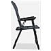 8421228218862 sedia da campeggio 4 gamba /gambe Grigio - Foto miniatura 3