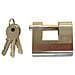 Lucchetto Con Chiave Di Sicurezza Ottone (6 X 5,3 X 2,55 Cm) - Foto miniatura 1