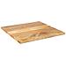 Piano Per Tavolo 70x70x2,5 Cm Quadrato Legno Massello Di Pino - Foto miniatura 2