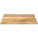 Piano Per Tavolo 70x70x2,5 Cm Quadrato Legno Massello Di Pino - Foto miniatura 3