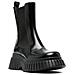 Bcn Booties Stivaletti Pelle Di Mucca Scarpe Donna Nero Eu 40, K400726-001 - Foto miniatura 1