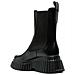 Bcn Booties Stivaletti Pelle Di Mucca Scarpe Donna Nero Eu 40, K400726-001 - Foto miniatura 3