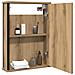 Mobile Bagno Specchio Rovere Artigianale 42x12x60 cm Truciolato - Foto miniatura 9