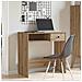 Scrivania Rovere Artigianale 80x40x75 Cm In Legno Multistrato - Foto miniatura 3