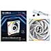 UNI FAN SL Wireless LCD 120 Reverse Blade Case per computer Ventilatore 12 cm Bianco 1 pz - Foto miniatura 1