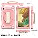 Custodia Rotante 360° Per Ipad 10.2 Con Cinghia Regolabile - Rosa Elegante E Pratica - Foto miniatura 2