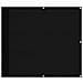 Paravento da Balcone Nero 90x700 cm 100% Poliestere Oxford - Foto miniatura 1