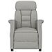 Poltrona Massaggiante  Grigio Chiaro in Tessuto Microfibra - Foto miniatura 3